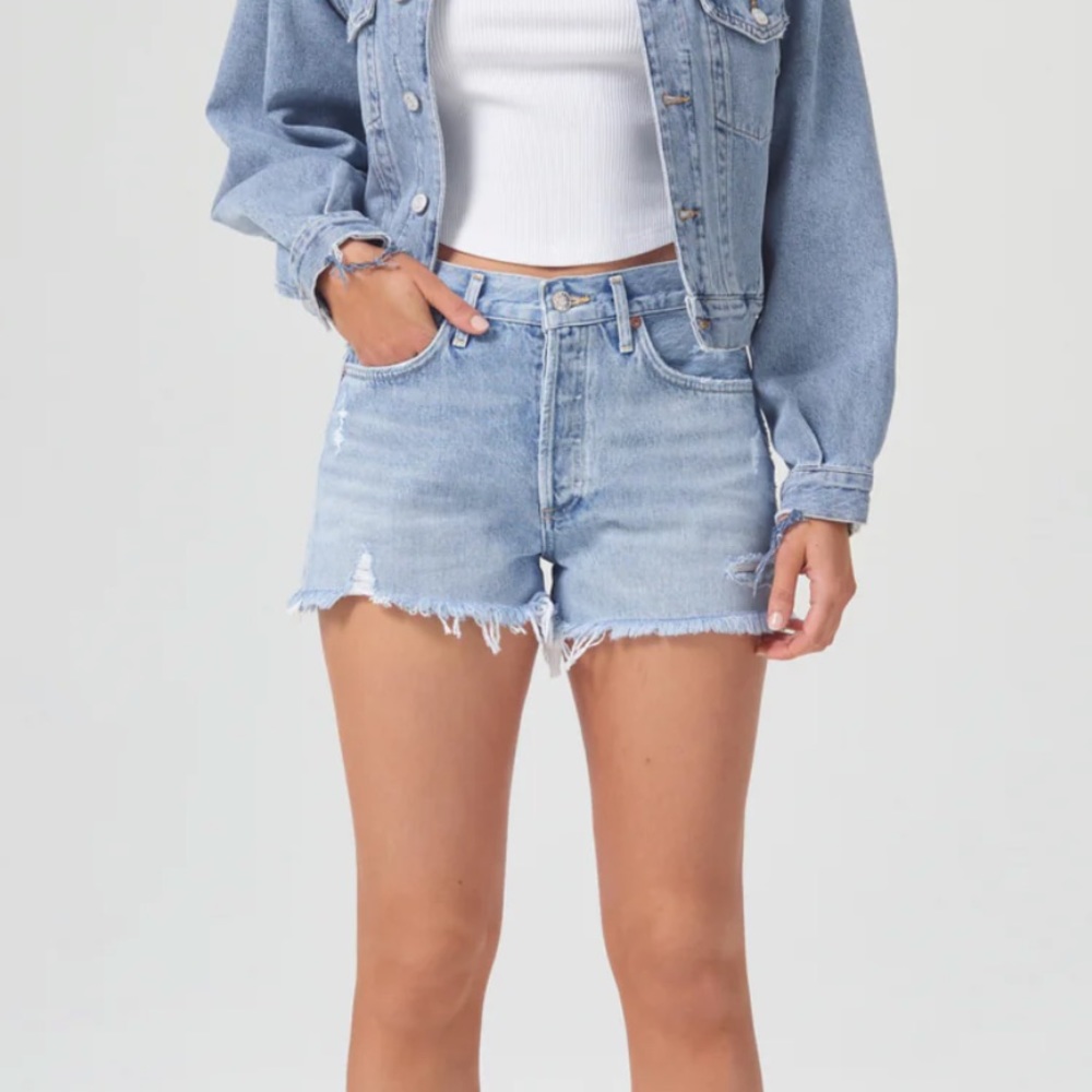 agolde parker vintage cut off short - size 23